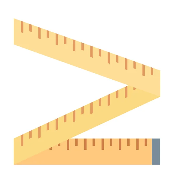 Cinta métrica vector icono — Archivo Imágenes Vectoriales