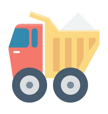  Kamyon vektör simgesini boşalt 