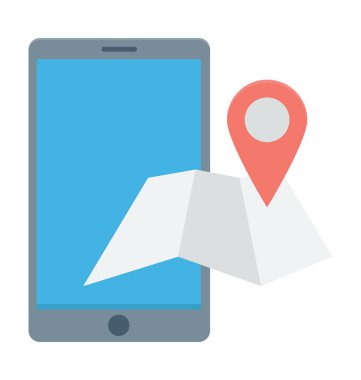 GPS cihazı vektör simgesi 