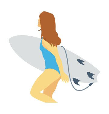 Su kayağı vektör simgesi 