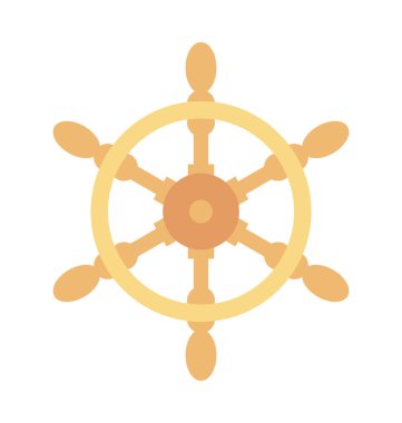 Tekne direksiyon vektör simgesi 