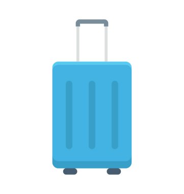 Bagaj renkli vektör simgesi
