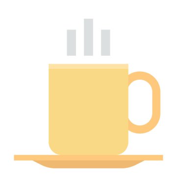 Çay kupa vektör simgesi