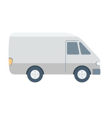 servis van vektör simgesi