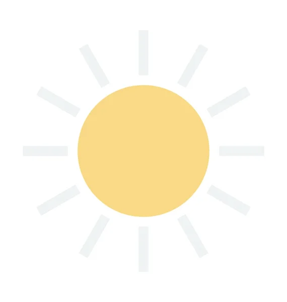 太阳照矢量图标 — 图库矢量图片