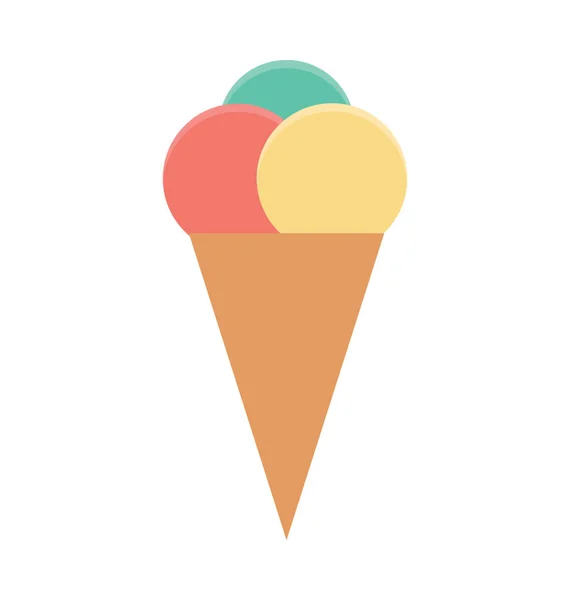 Icono Helado Vector — Archivo Imágenes Vectoriales