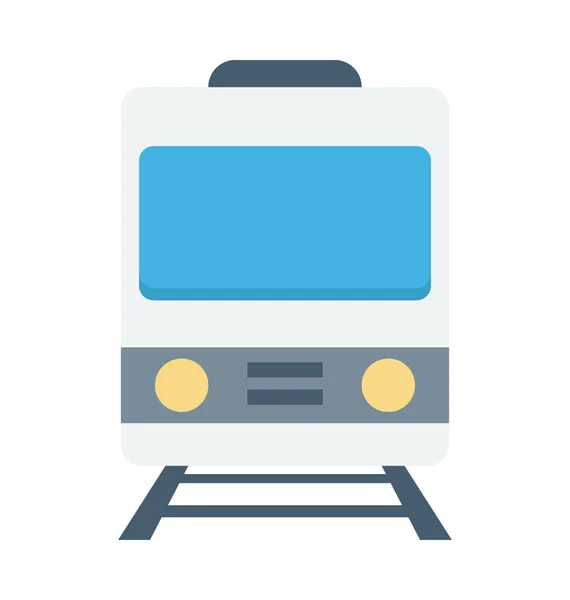 Tranvía Color Vector Icono — Vector de stock