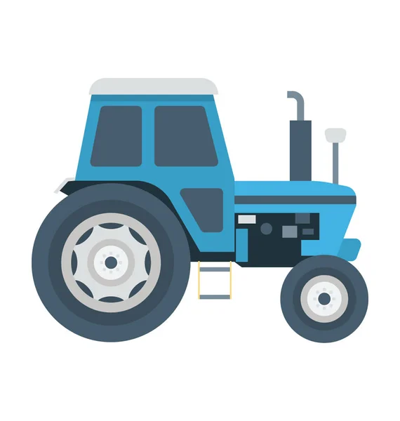 Tractor Coloreado Vector Icono — Archivo Imágenes Vectoriales