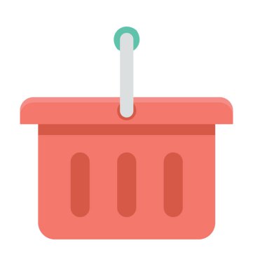  Alışveriş sepeti vektör simgesi