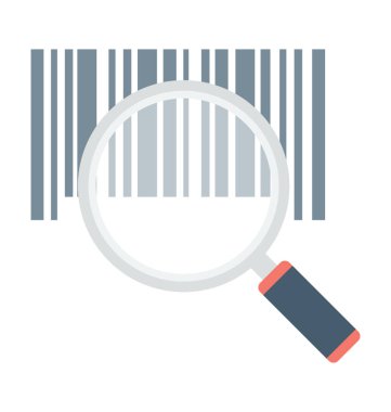  Barkod vektör simge tarama