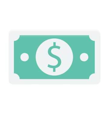  banknot vektör simgesi