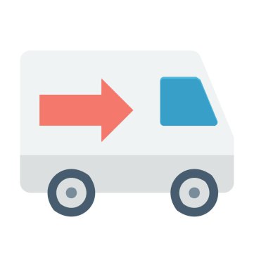  servis van vektör simgesi