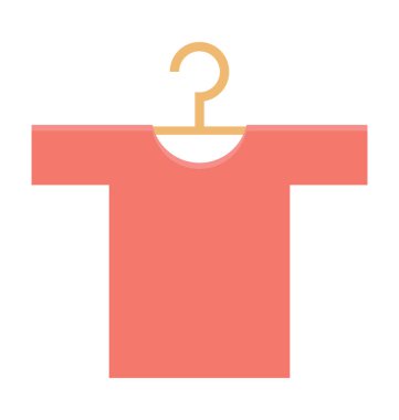  t gömlek vektör simgesi