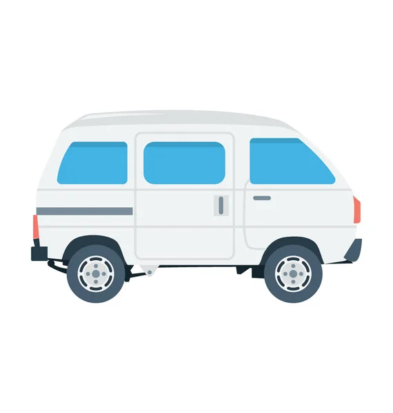 Sedan Színes Vector Icon — Stock Vector