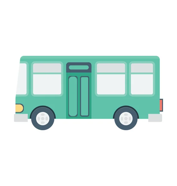 Autobús Escolar Vector Icono — Archivo Imágenes Vectoriales