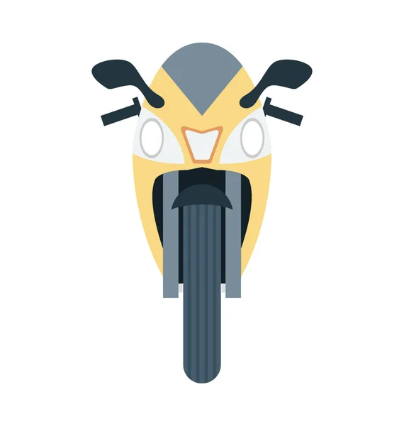 Heavy Bike Vector Icon — Stock Vector