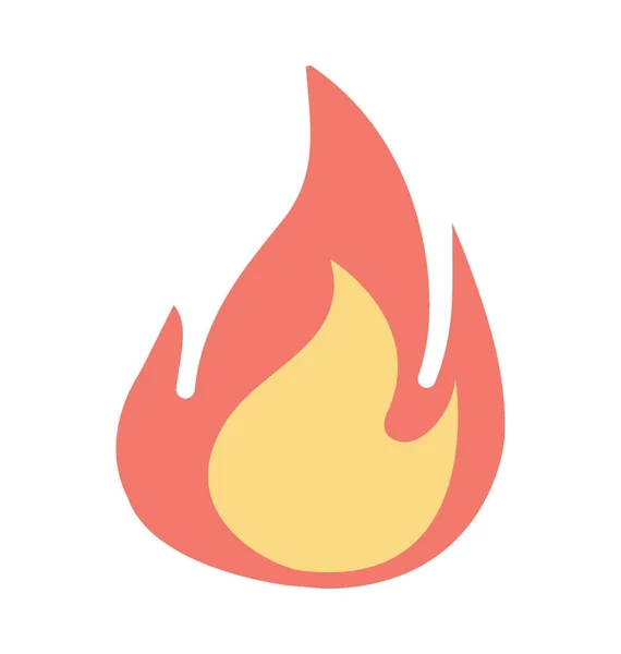 Icono vector de fuego — Vector de stock