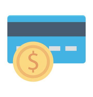  Kredi kartı vektör simgesi