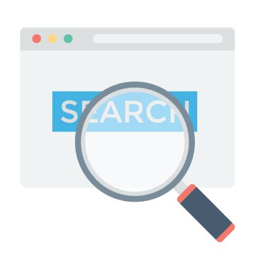  Web arama vektör simgesi