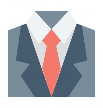  Takım elbise vektör simgesi