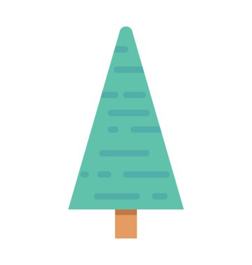  Çam ağacı vektör simgesi 