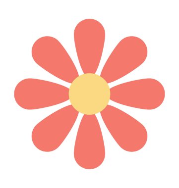  çiçek vektör simgesi 