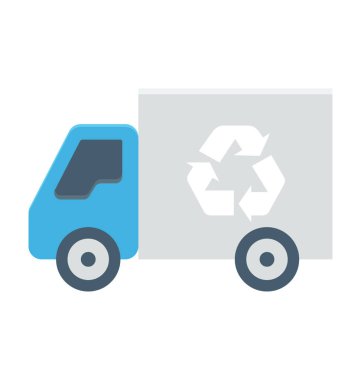  Eco Van vektör simgesi 