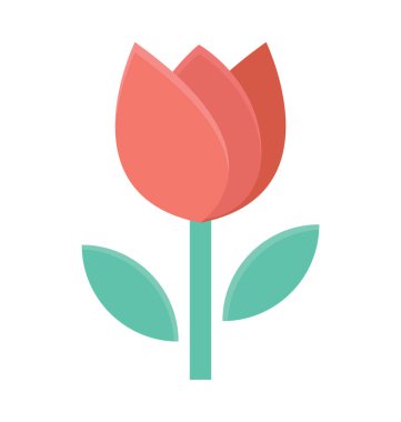 Lale Bud vektör simgesi