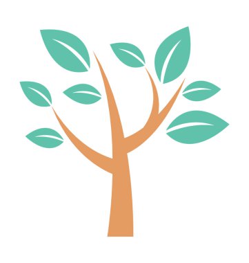  ağaç vektör simgesi 