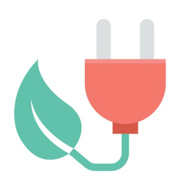  Eko enerji vektörü simgesi