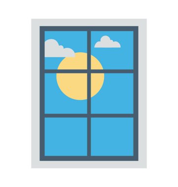  Sabah görünüm vektör simgesi