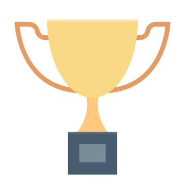 Kupa renkli vektör simgesi