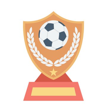 Futbol Kupa vektör simgesi