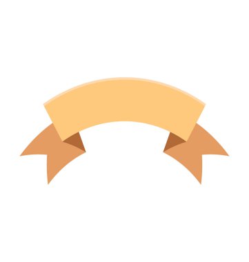 Şerit renkli vektör simgesi 