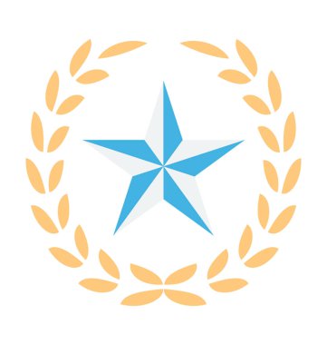 Renkli vektör yıldız simgesi 