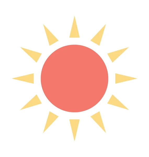Ήλιο εικονίδιο του φορέα — Διανυσματικό Αρχείο
