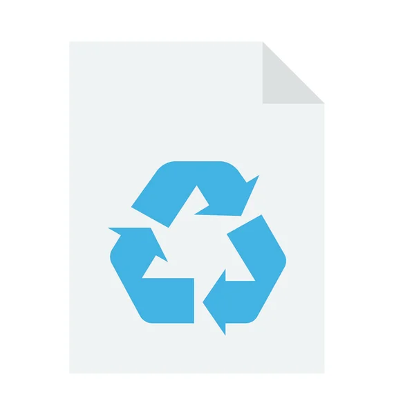 Ícone de vetor de reciclagem — Vetor de Stock
