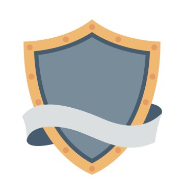 kalkan renkli vektör simgesi