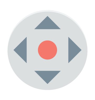 Rüzgar gülü vektör simgesi 