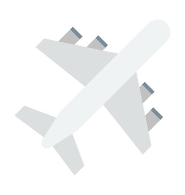 düzlem düz vektör simgesi