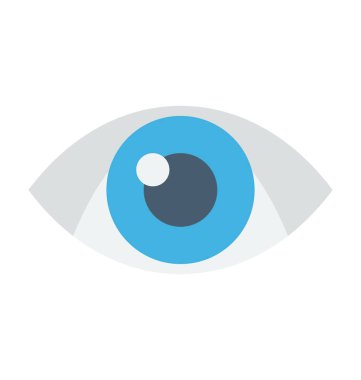 İnsan gözü vektör simgesi