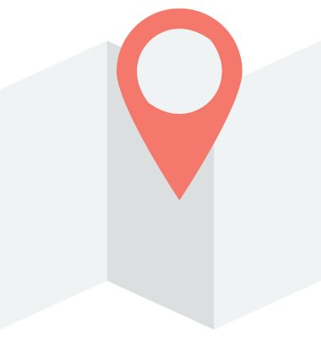 Harita Bulucu vektör simgesi