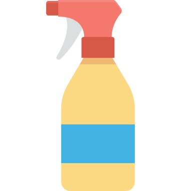 Püskürtücü düz vektör simgesi