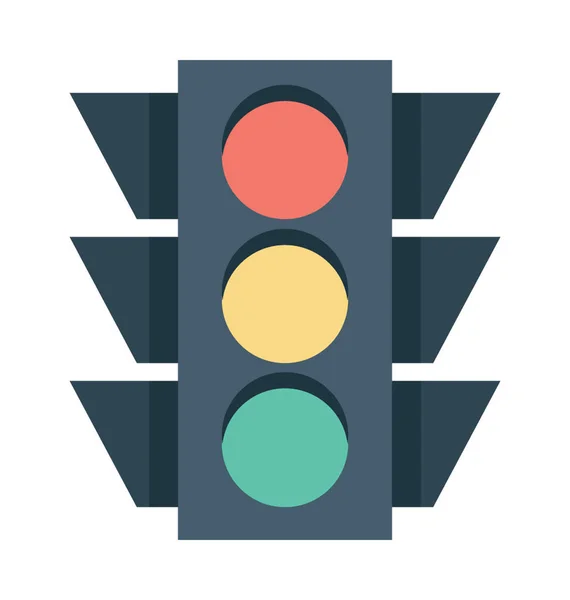 Векторная Икона Сигналов Дорожного Движения — стоковый вектор