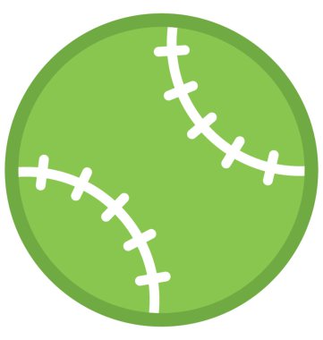 Temel top vektör simgesi