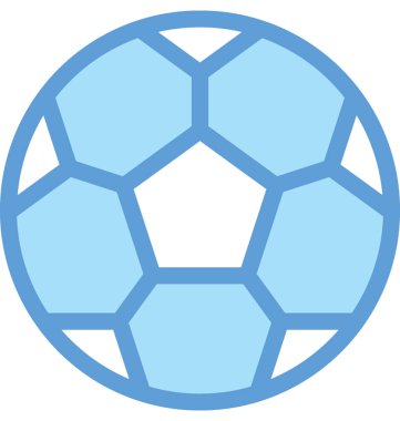 Futbol topu vektör simgesi