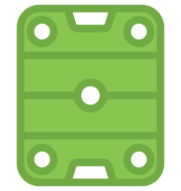 Futbol zemin vektör simgesi