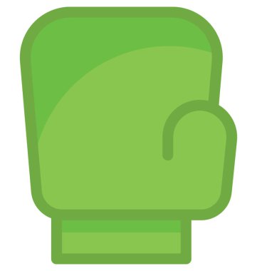 Boks eldiveni vektör simgesi