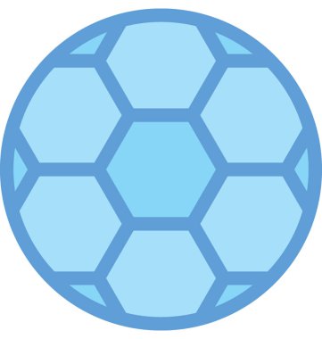 Futbol topu vektör simgesi