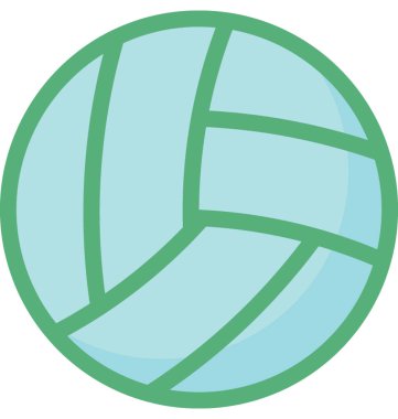 Voleybolu top vektör simgesi